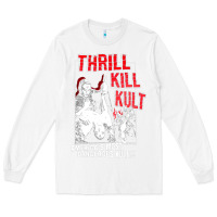 White Thrill Kill Kults, Thrill Kill Kults vintage, Thrill Kill Kults art, T Long Sleeve Tee - SnappyArt