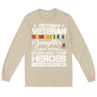 Mushroom VietNam Veteran daughter Most People Never Meet Their Heroes Long Sleeve Tee - SnappyArt