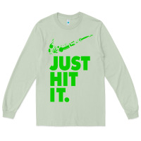Matcha Just Hit It Cannabis Weed Vintage Retro Design for Weed Lover Long Sleeve Tee - SnappyArt