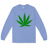Colony Blue Weed Long Sleeve Tee - SnappyArt