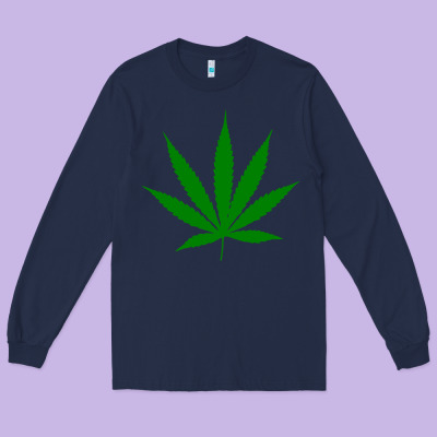 Weed Long Sleeve Tee Designed By Snappyart