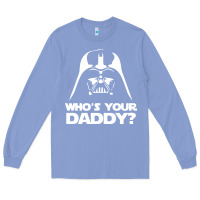 Colony Blue darth vader who's your daddy Long Sleeve Tee - SnappyArt