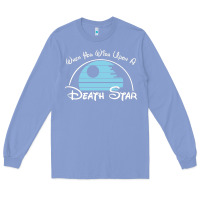 Colony Blue when you wish upon a death star Long Sleeve Tee - SnappyArt