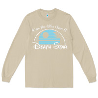 Mushroom when you wish upon a death star Long Sleeve Tee - SnappyArt