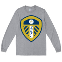 Heather Grey leeds-fc Long Sleeve Tee - SnappyArt