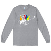 Heather Grey awana games Long Sleeve Tee - SnappyArt