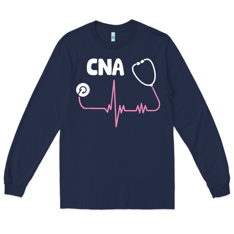 Cna Nurse T Shirt Long Sleeve Tee by SnappyArt | Teevron