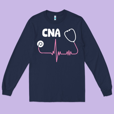 Cna Nurse T Shirt Long Sleeve Tee Designed By Snappyart