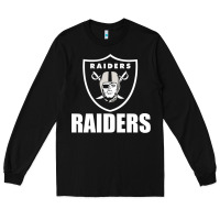 Black raiders Long Sleeve Tee - SnappyArt