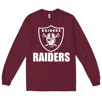 Burgundy raiders Long Sleeve Tee - SnappyArt