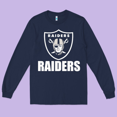 Raiders Long Sleeve Tee Designed By Snappyart
