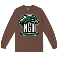 Chestnut northeastern state riverhawks Long Sleeve Tee - SnappyArt
