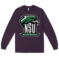 Plum northeastern state riverhawks Long Sleeve Tee - SnappyArt