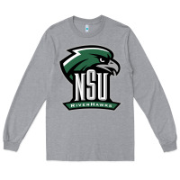 Heather Grey northeastern state riverhawks Long Sleeve Tee - SnappyArt