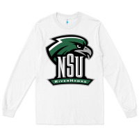 White northeastern state riverhawks Long Sleeve Tee - SnappyArt