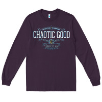 Plum Chaotic Good Essential  Copy Long Sleeve Tee - SnappyArt
