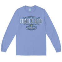 Colony Blue Chaotic Good Essential  Copy Long Sleeve Tee - SnappyArt