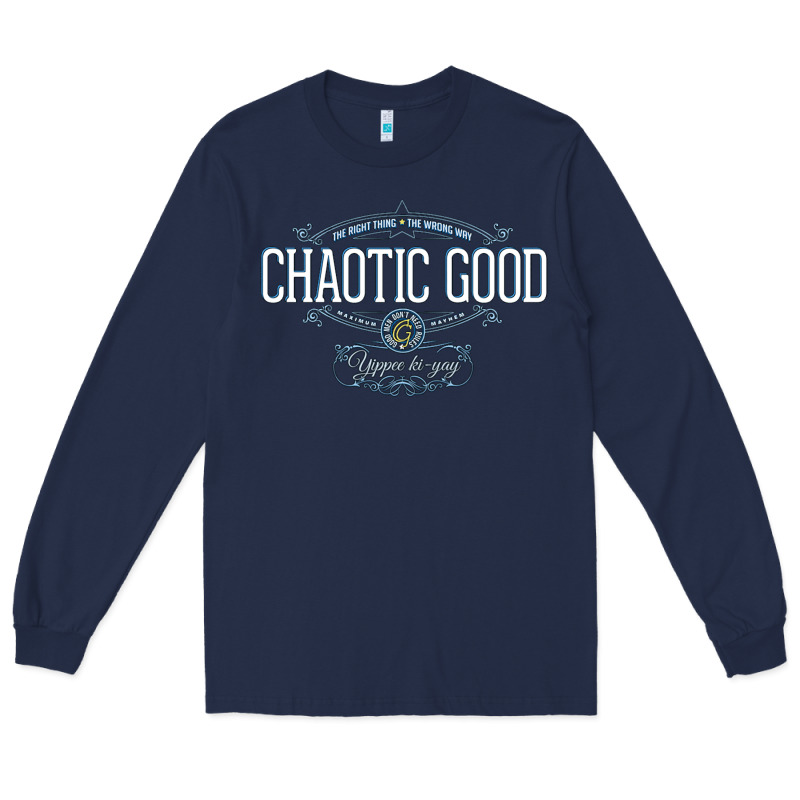 Chaotic Good Essential  Copy Long Sleeve Tee by SnappyArt | Teevron