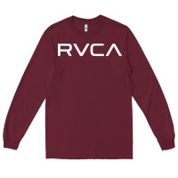 Burgundy R V C A Long Sleeve Tee - SnappyArt