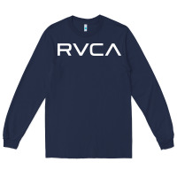 Navy R V C A Long Sleeve Tee - SnappyArt