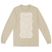 Mushroom MY NAME IS ZAK BAGANS - GHOST ADVENTURES Long Sleeve Tee - SnappyArt