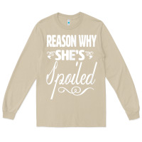 Mushroom the reason she is spoiled couples matching set valentines t shirt Long Sleeve Tee - SnappyArt