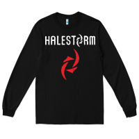 Black halestorm black Long Sleeve Tee - SnappyArt