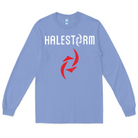 Colony Blue halestorm black Long Sleeve Tee - SnappyArt