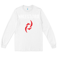 White halestorm black Long Sleeve Tee - SnappyArt