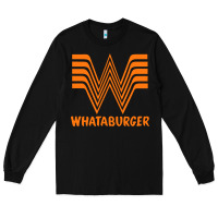 Black whataburger Long Sleeve Tee - SnappyArt