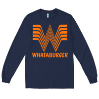Navy whataburger Long Sleeve Tee - SnappyArt