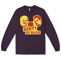 Plum Dirty Burger Long Sleeve Tee - SnappyArt