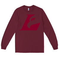 Burgundy UW-La Crosse maroon Long Sleeve Tee - SnappyArt