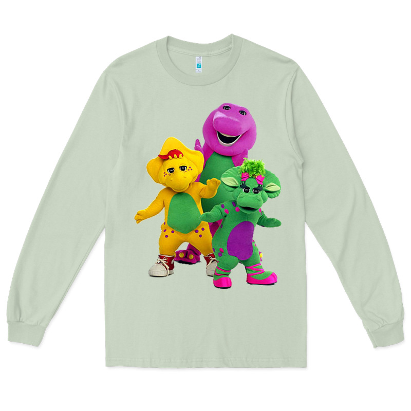 New 755 Barney And Friends Cute Long Sleeve Tee by SnappyArt | Teevron