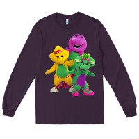 Plum new 755 barney and friends cute Long Sleeve Tee - SnappyArt
