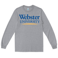 Heather Grey webster university Long Sleeve Tee - SnappyArt