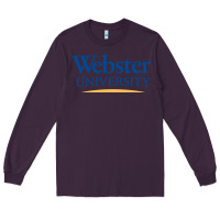 Plum webster university Long Sleeve Tee - SnappyArt