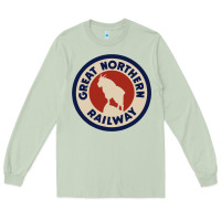 Matcha Great Northern Railroad Long Sleeve Tee - SnappyArt