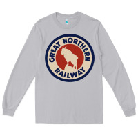 Moon Dust Great Northern Railroad Long Sleeve Tee - SnappyArt