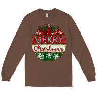Chestnut merry christmas Long Sleeve Tee - CowhideDigitalArt