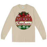 Mushroom merry christmas Long Sleeve Tee - CowhideDigitalArt