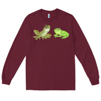 Burgundy The Princess and the Frog Tiana and Naveen Art Long Sleeve Tee - SnappyArt