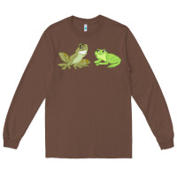 Chestnut The Princess and the Frog Tiana and Naveen Art Long Sleeve Tee - SnappyArt