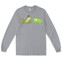 Heather Grey The Princess and the Frog Tiana and Naveen Art Long Sleeve Tee - SnappyArt