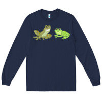 Navy The Princess and the Frog Tiana and Naveen Art Long Sleeve Tee - SnappyArt