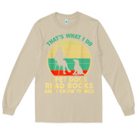 Mushroom that what i do i pet dogs read books and i know things t shirt Long Sleeve Tee - SnappyArt