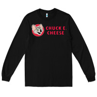 Black chuck e cheese Long Sleeve Tee - SnappyArt