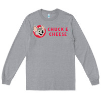 Heather Grey chuck e cheese Long Sleeve Tee - SnappyArt