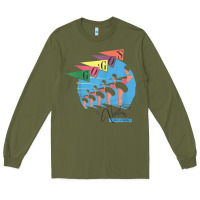 Army Green the go go's   vacation retro t shirt Long Sleeve Tee - SnappyArt