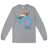 Heather Grey the go go's   vacation retro t shirt Long Sleeve Tee - SnappyArt